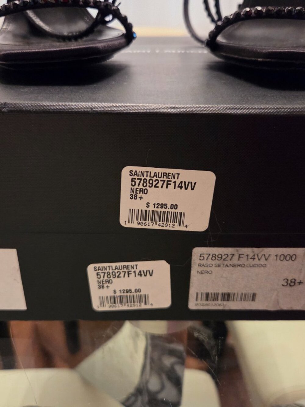 Saint Laurent Black Sandals - Picture 5 of 5